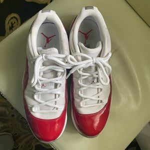 Like New, Air Jordan Retro 11 low cut Cherry.